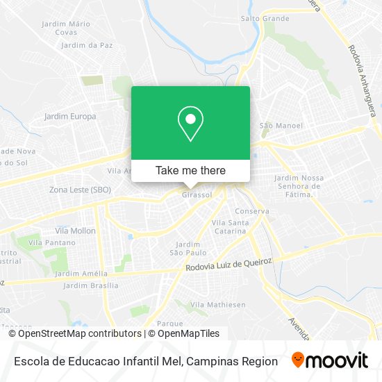 Escola de Educacao Infantil Mel map