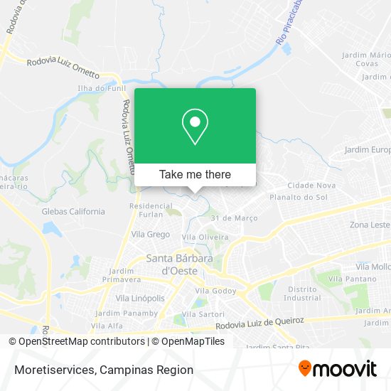 Mapa Moretiservices