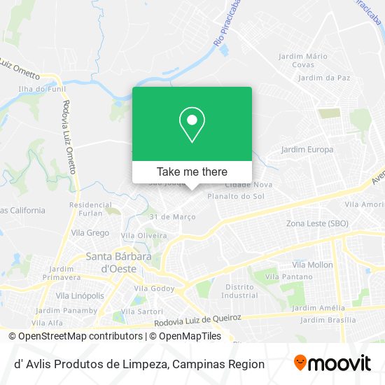 d' Avlis Produtos de Limpeza map