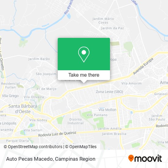 Auto Pecas Macedo map