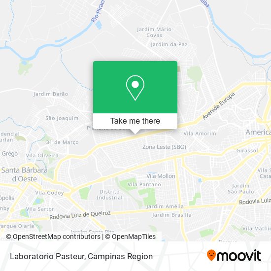 Laboratorio Pasteur map