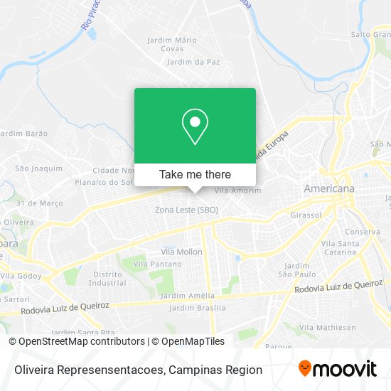 Oliveira Represensentacoes map