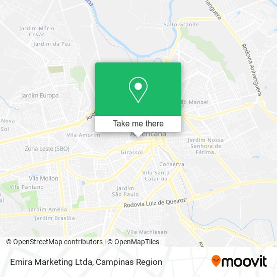 Mapa Emira Marketing Ltda