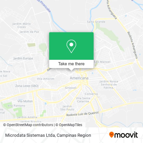 Mapa Microdata Sistemas Ltda