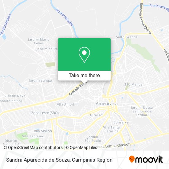 Sandra Aparecida de Souza map