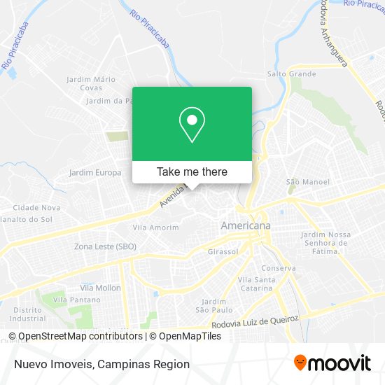 Nuevo Imoveis map