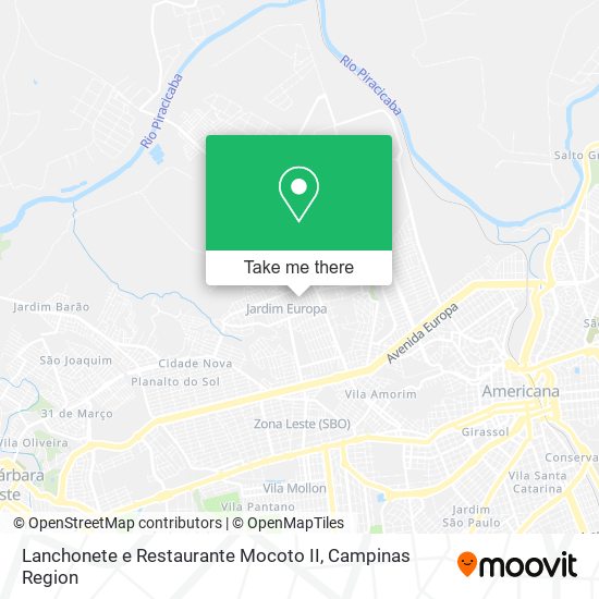 Lanchonete e Restaurante Mocoto II map