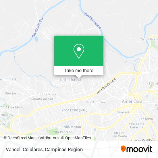 Vancell Celulares map