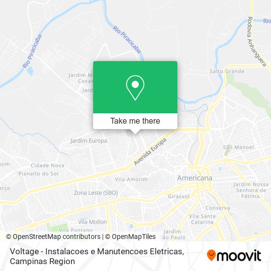 Mapa Voltage - Instalacoes e Manutencoes Eletricas