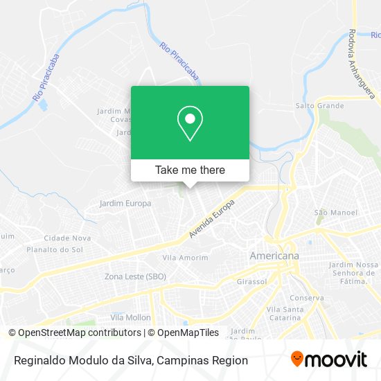 Reginaldo Modulo da Silva map