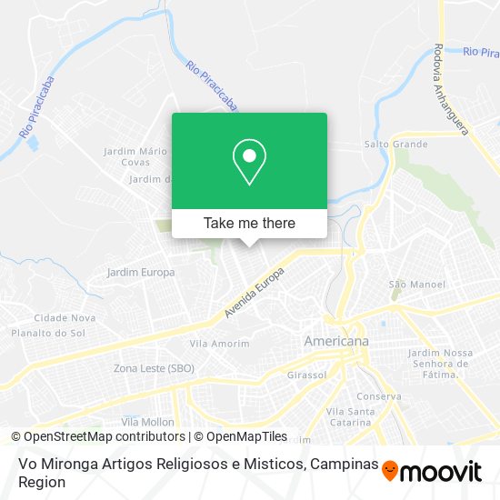 Vo Mironga Artigos Religiosos e Misticos map