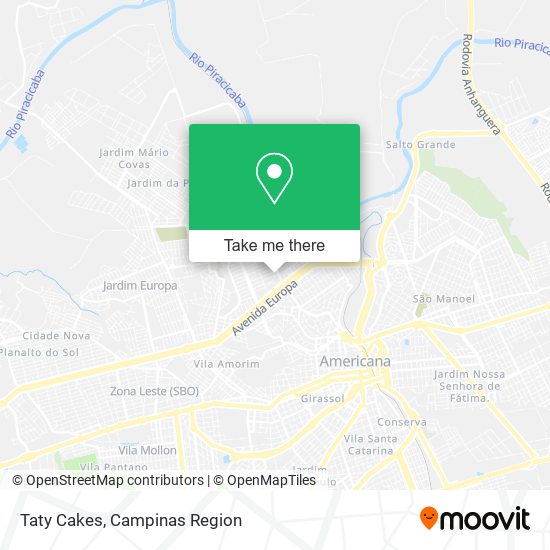 Taty Cakes map