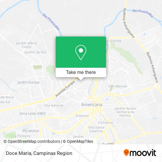 Doce Maria map