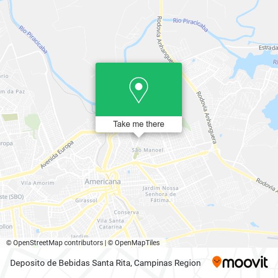 Deposito de Bebidas Santa Rita map