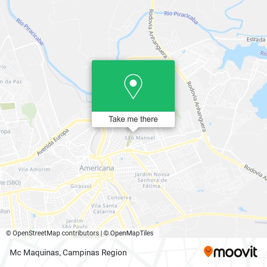 Mc Maquinas map