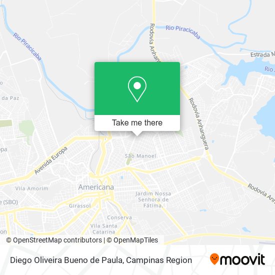 Diego Oliveira Bueno de Paula map