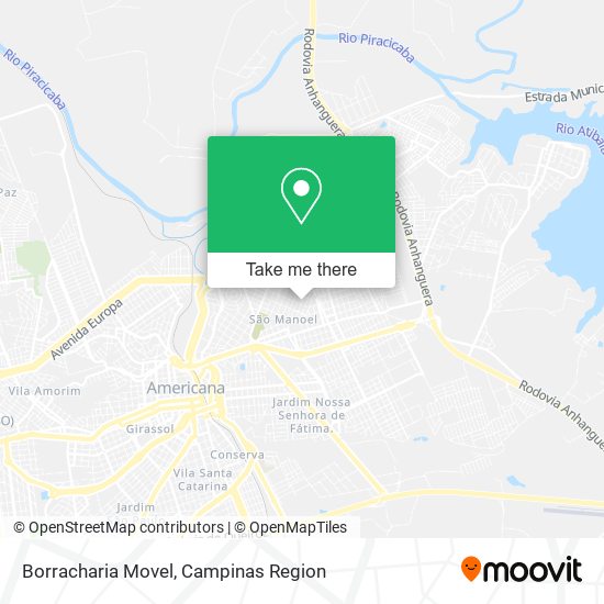 Borracharia Movel map