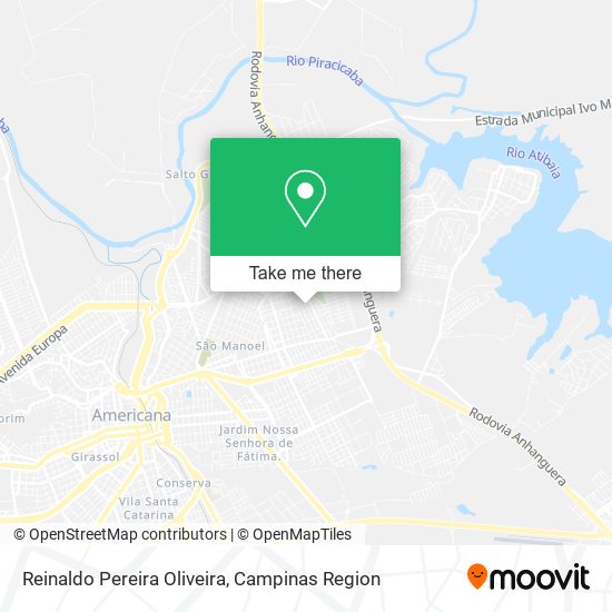 Mapa Reinaldo Pereira Oliveira