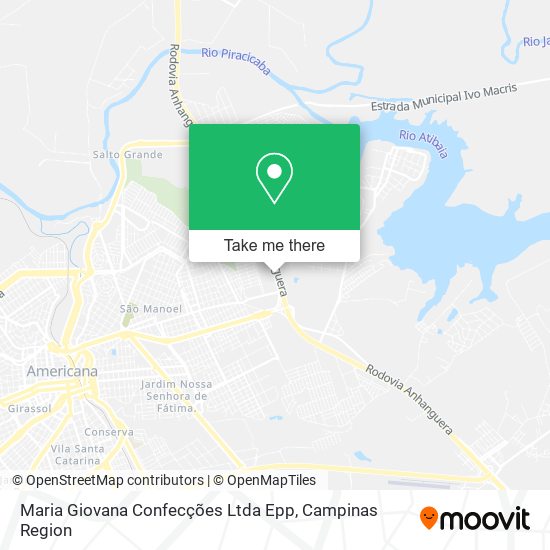 Maria Giovana Confecções Ltda Epp map