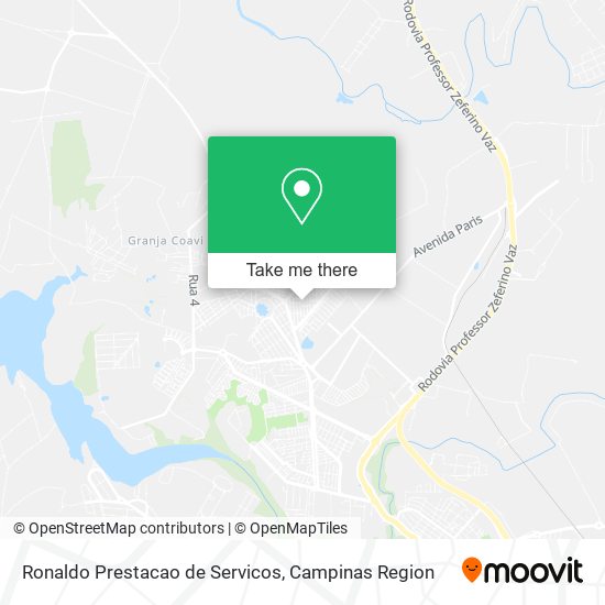 Ronaldo Prestacao de Servicos map