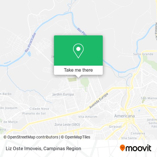 Liz Oste Imoveis map