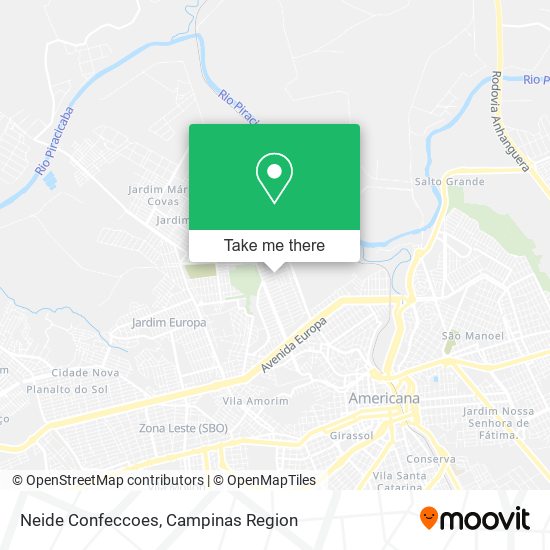 Neide Confeccoes map