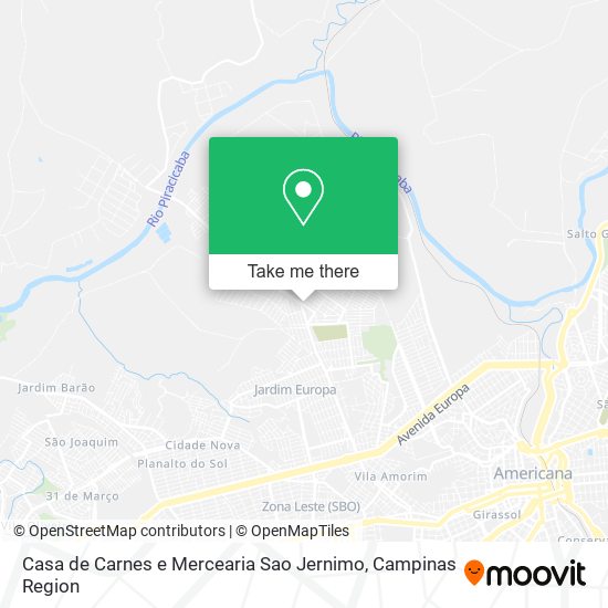 Casa de Carnes e Mercearia Sao Jernimo map