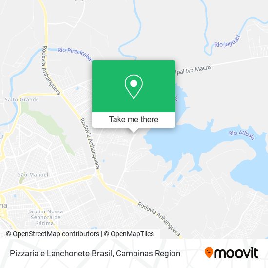 Pizzaria e Lanchonete Brasil map