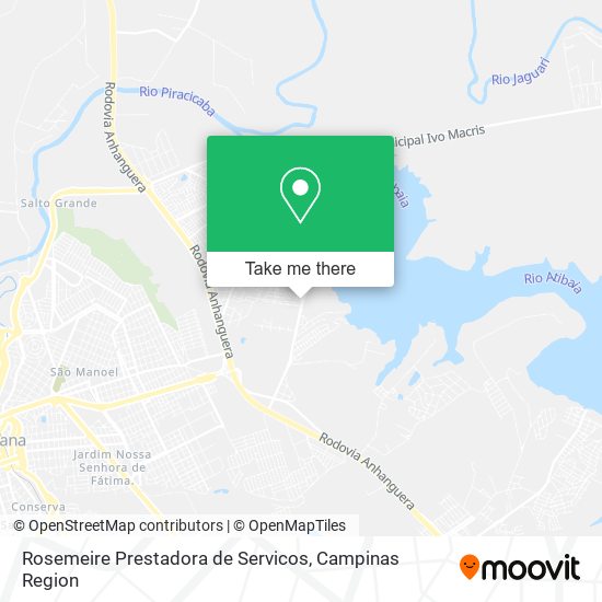 Rosemeire Prestadora de Servicos map