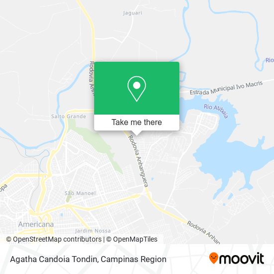 Agatha Candoia Tondin map