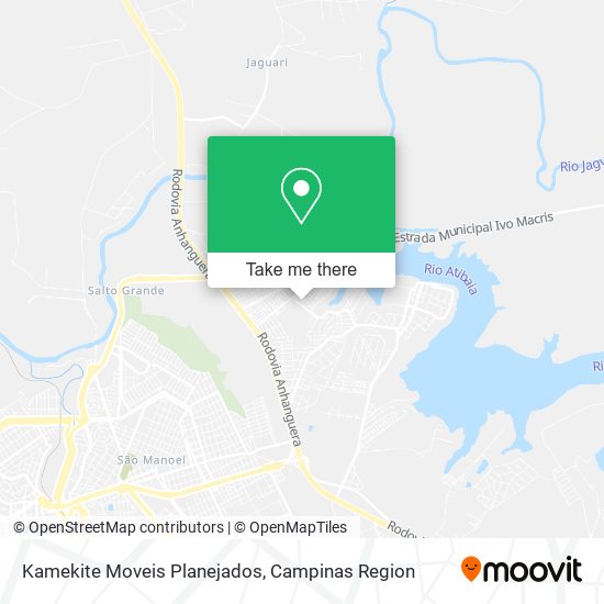 Mapa Kamekite Moveis Planejados