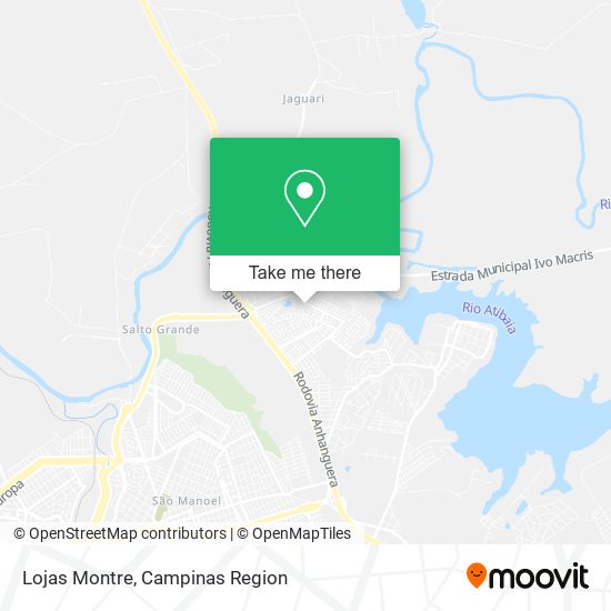 Lojas Montre map