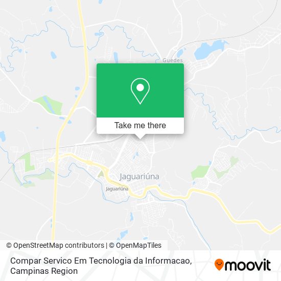 Mapa Compar Servico Em Tecnologia da Informacao