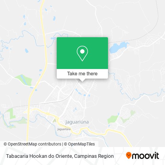 Tabacaria Hookan do Oriente map