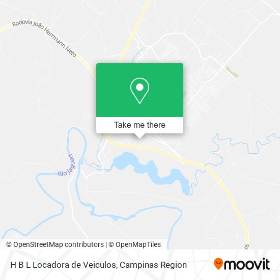 H B L Locadora de Veiculos map