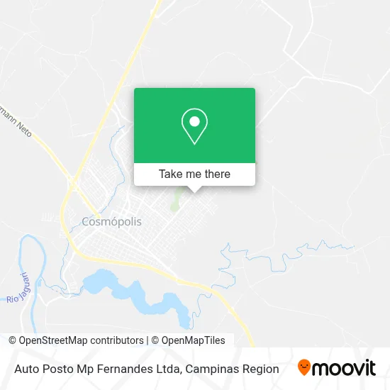 Auto Posto Mp Fernandes Ltda map