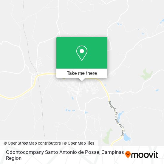 Mapa Odontocompany Santo Antonio de Posse