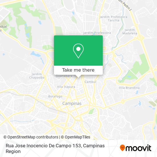 Rua Jose Inocencio De Campo 153 map