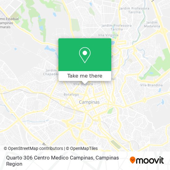 Quarto 306 Centro Medico Campinas map
