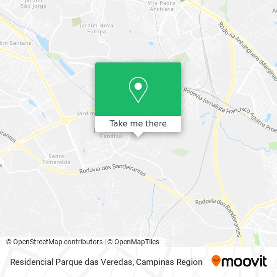 Residencial Parque das Veredas map