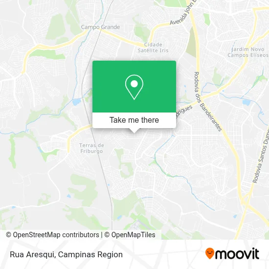 Rua Aresqui map