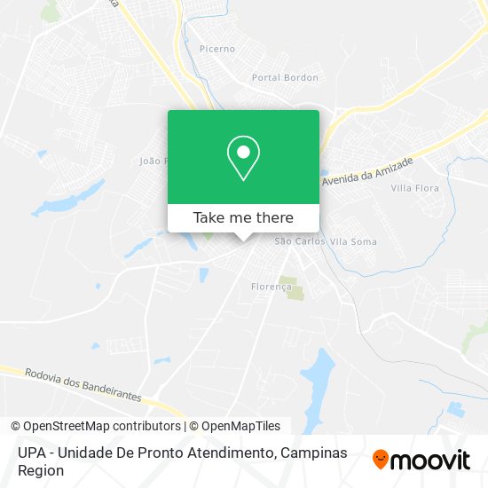 UPA - Unidade De Pronto Atendimento map