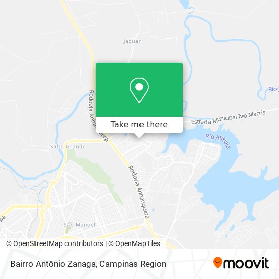 Mapa Bairro Antônio Zanaga