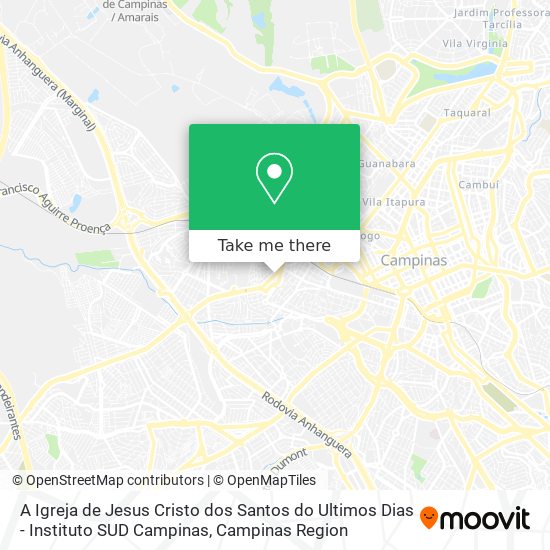 Mapa A Igreja de Jesus Cristo dos Santos do Ultimos Dias - Instituto SUD Campinas