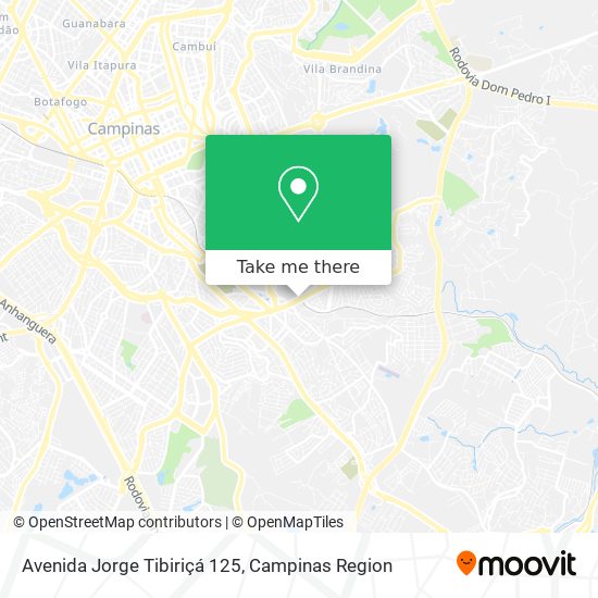 Mapa Avenida Jorge Tibiriçá 125