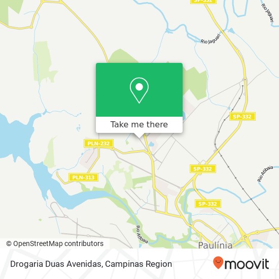 Mapa Drogaria Duas Avenidas