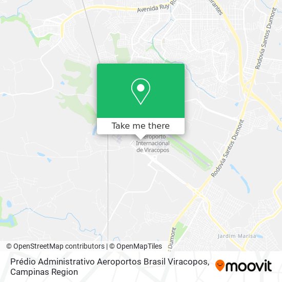 Prédio Administrativo Aeroportos Brasil Viracopos map