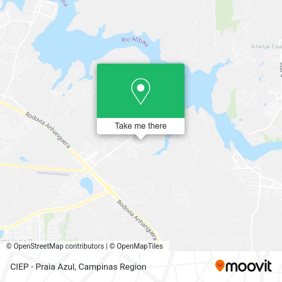 CIEP - Praia Azul map