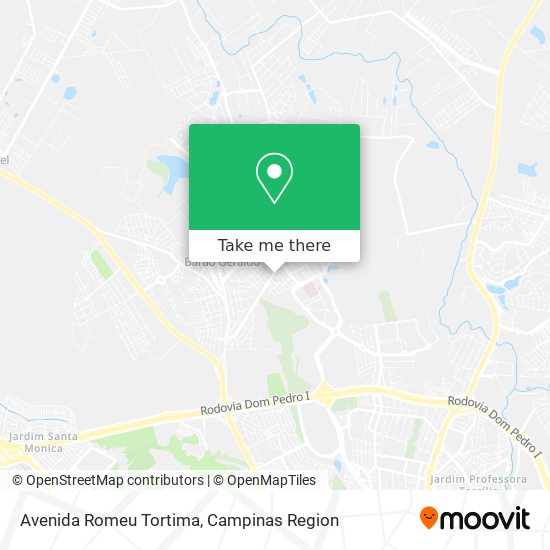 Mapa Avenida Romeu Tortima