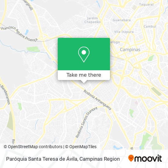 Paróquia Santa Teresa de Ávila map